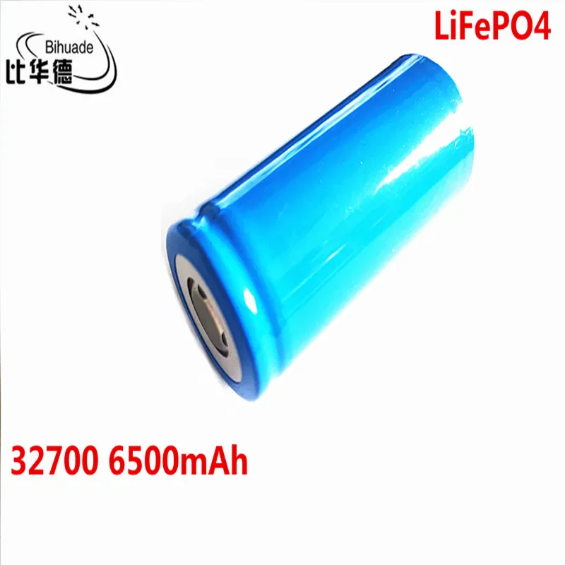 Высококачественная батарея LiFePO4 3,2 В 6500 мАч 32700 Аккумулятор высокой мощности 55A с максимальной непрерывной разрядкой