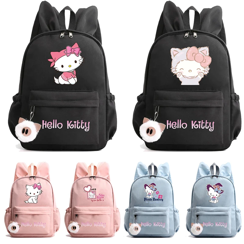 Sanrio Hello Kitty Студенческий Рюкзак для Малыша Сумка Для Книг Для Девочек Ноутбук Snorlax Book Pack Рюкзак Водонепроницаемый Школьный Рюкзак Mochilas