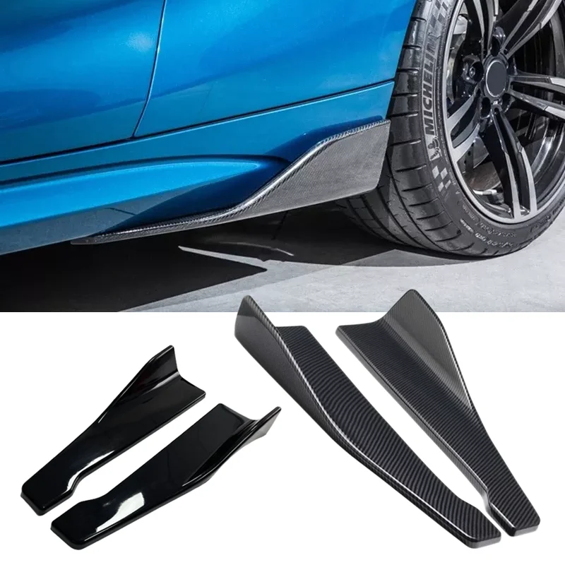 Универсальная боковая юбка для автомобиля, бампер, спойлер, сплиттер, протектор для Dodge Challenger, Challenger Gti Golf 5, Тюнинг W204 Mercedes Benz