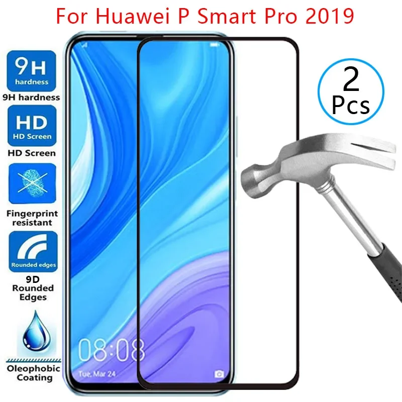 9d протектор экрана из закаленного стекла чехол для huawei p smart pro 2019 чехол на psmartpro psmart samrt защитный чехол для телефона coque bag