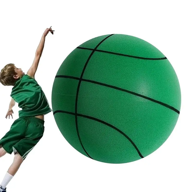Уличные баскетбольные мячи Бесшумный Уличный Детский тренировочный мяч Портативный Детский тренировочный мяч для поглаживания в помещении Спортивный мяч Подарок на День рождения для