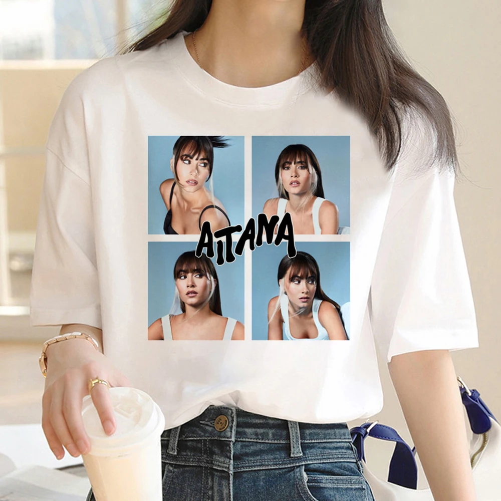Женская футболка Aitana Ocana harajuku, футболка для девочек, одежда 2000-х годов