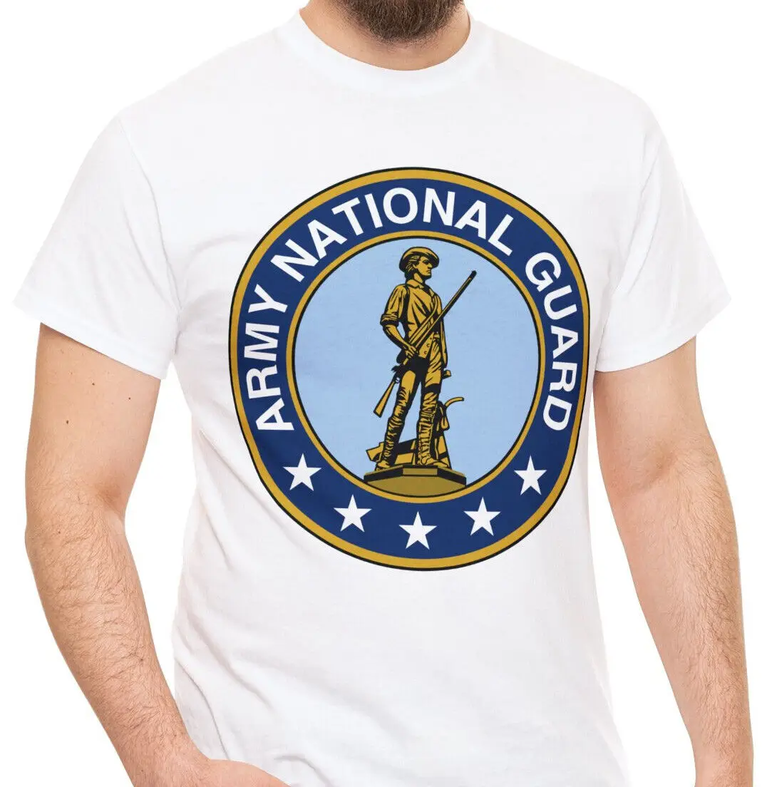 Военная Униформа Армия Национальная гвардия США Подарок Мужская Графическая футболка Размеры S, M, L, XL с длинными рукавами