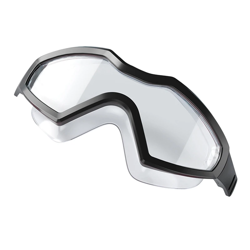 Водонепроницаемые плавательные очки в большой оправе для мужчин, женщин, детей, Противотуманные Очки для плавания с гальваническим покрытием HD с затычкой для ушей/носа