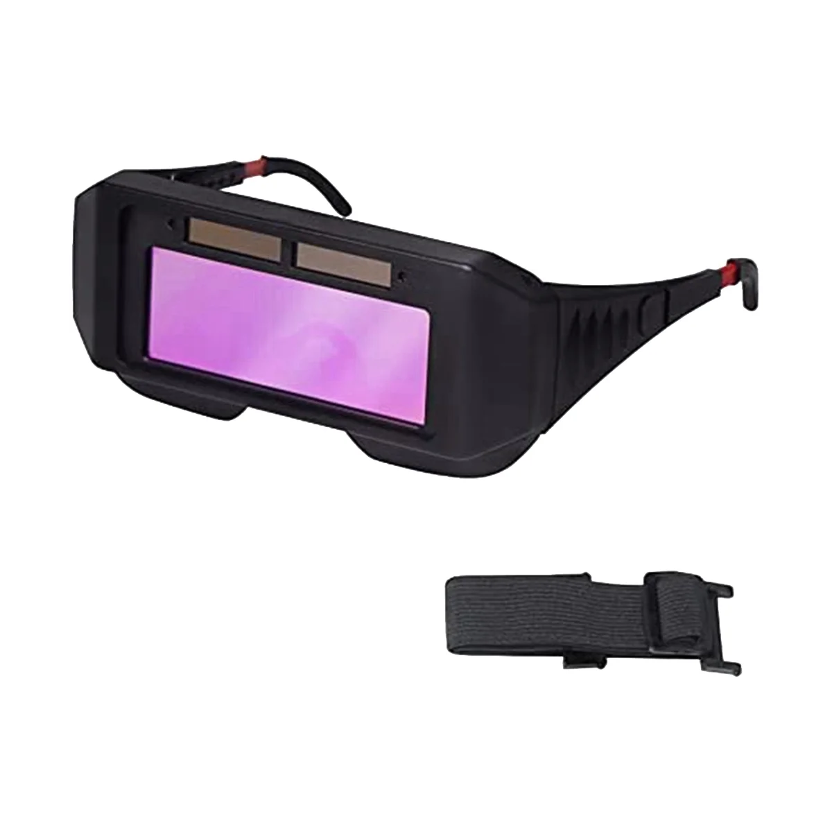 Защитные очки для сварщиков, сварочные очки с автоматическим затемнением на солнечной энергии, с регулируемым оттенком, очки для сварщиков с датчиками
