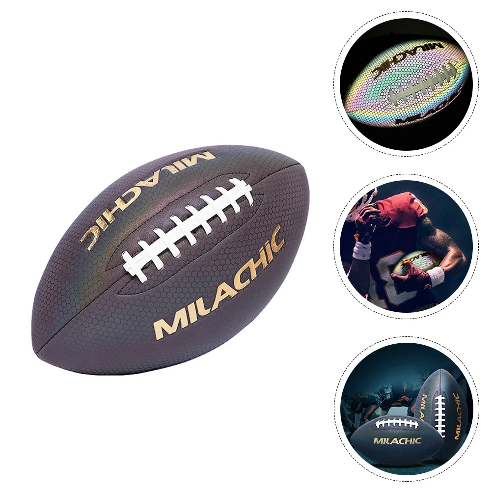 Размер 6 Американский футбольный мяч для регби Footbll Соревновательный Тренировочный Мяч Для Регби Командные Виды Спорта Светоотражающий Мяч для регби