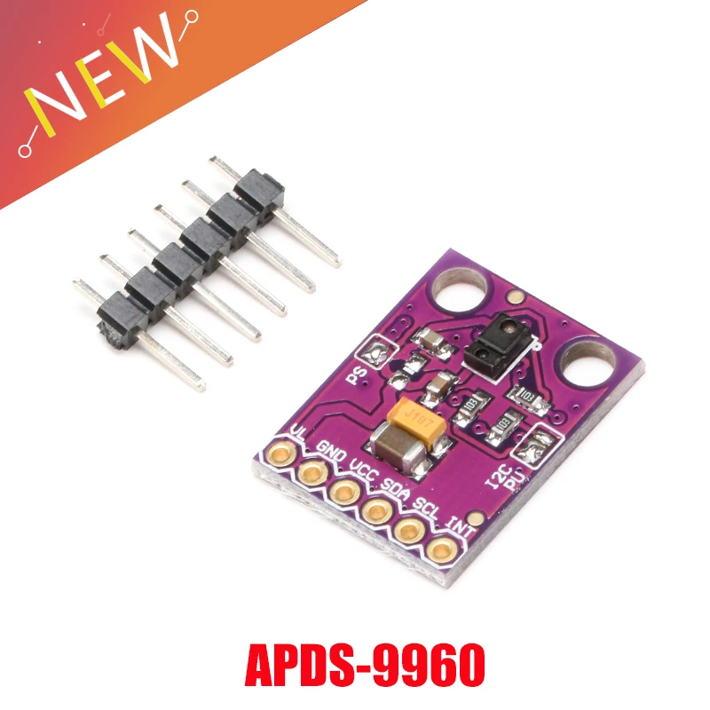 APDS-9960 RGB Инфракрасный модуль датчика распознавания жестов для интерфейса Arduino IIC I2C 3,3 В Рассеянный свет Бесконтактный УФ-фильтр