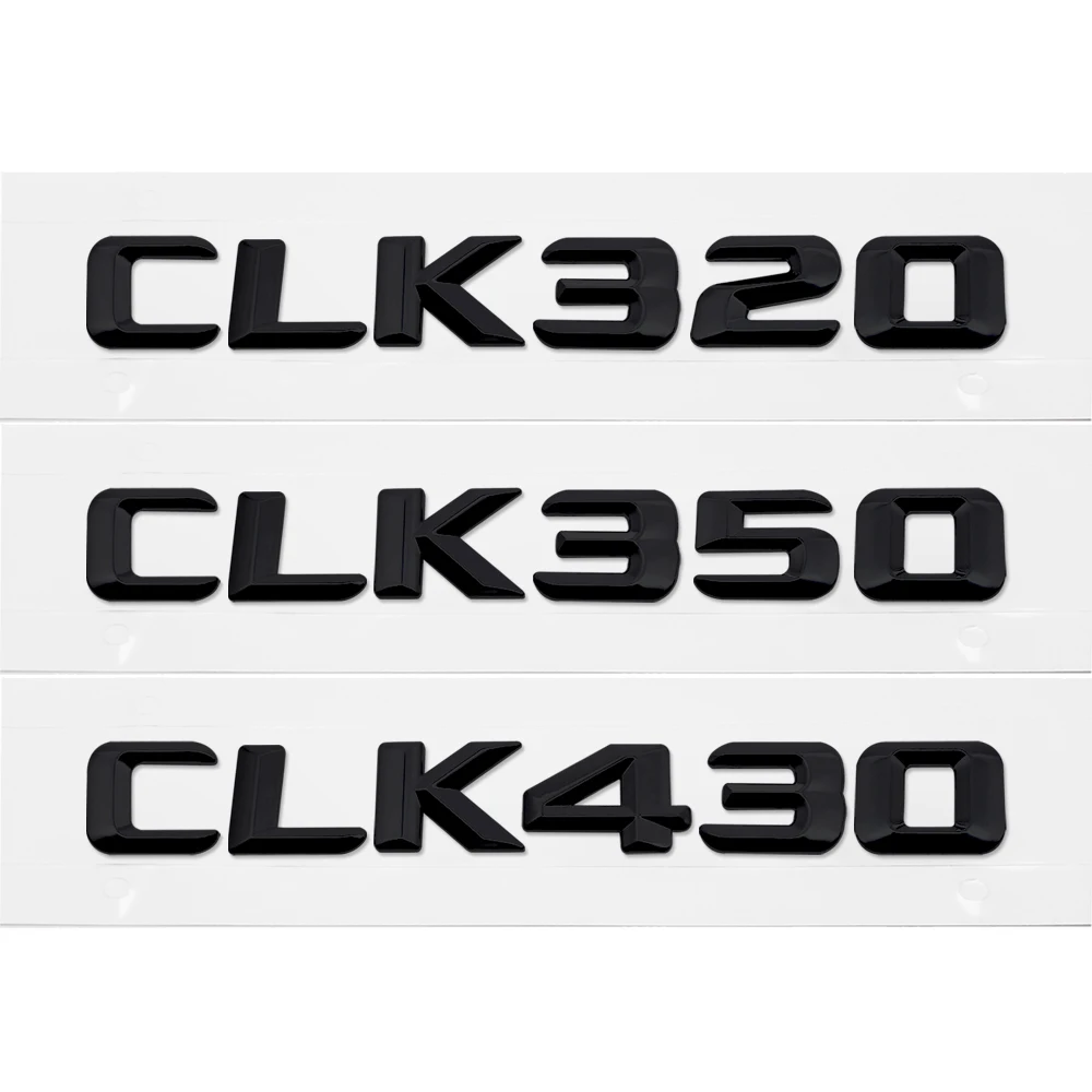 Автомобиль-Стайлинг Для Mercedes Benz CLK350 CLK320 CLK430 Буквы Заднего Номера Багажника Значок Эмблема Наклейка Для C208 C209