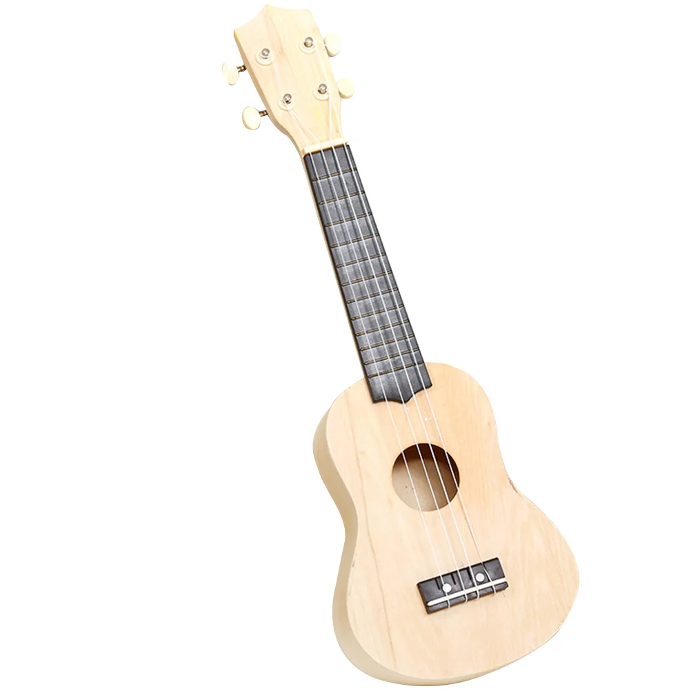 из набора для укулеле DIY Деревянная Гавайская гитара Струнный инструмент Подарок для начинающих