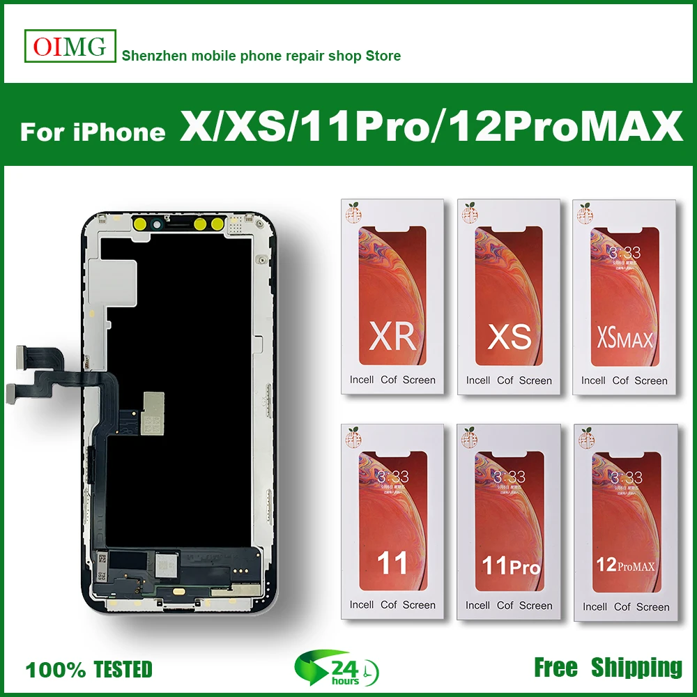 RJ ЖК-Дисплей Для iPhone X XS XSMAX XR TFT С 3D Сенсорным Цифрователем В Сборе 11 11PROMAX 12 Pro Max Замена ЖК-экрана Дисплей
