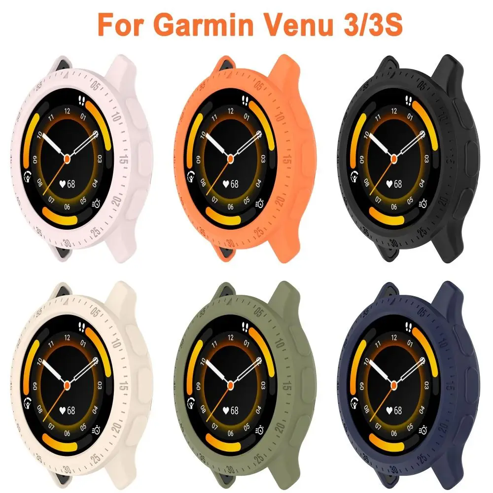 Защитный чехол для смарт-часов Garmin Venu 3 3S, мягкий край защитного бампера для аксессуаров Garmin Venu3 /3S