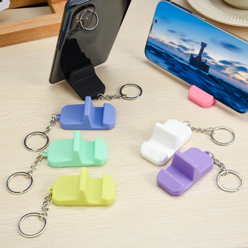 Портативный брелок-подвеска, подставка для мобильного телефона, креативный брелок для ключей, легкий мини-стол, поддержка мобильного телефона Samsung