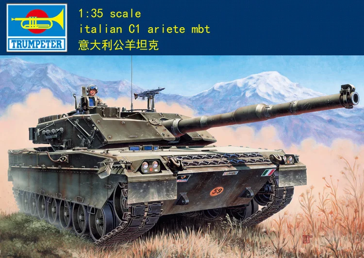 Модель итальянского танка Trumpeter 00332 1/35 C-1 Ariete MBT