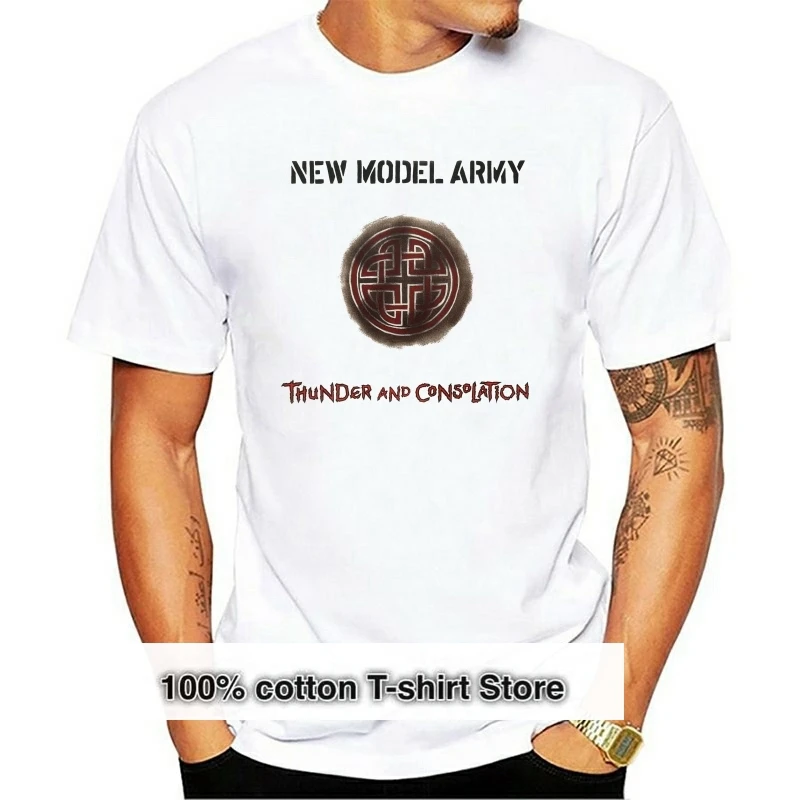 Новая Модель Белой футболки Army Thunder And Consolation New