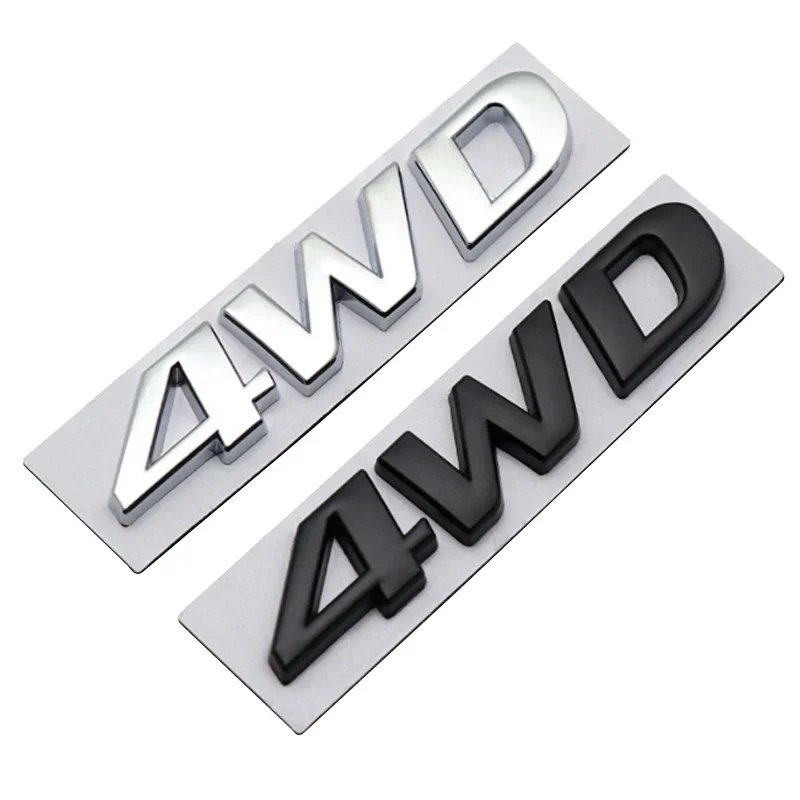 3D Металлический логотип 4WD Автомобильный Задний багажник, крыло, Эмблема, значок, наклейка для Hyundai IX25 IX35 Tucson Santafe