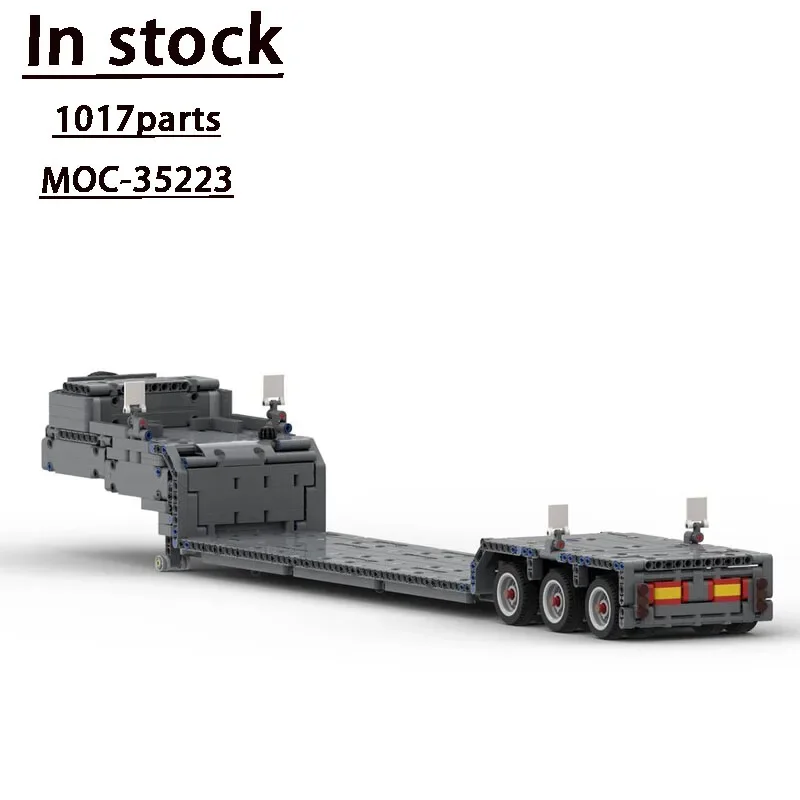 MOC-35223 Подходит для Всех видов грузовиков с Рулевой осью, Низкорамных Погрузчиков, 1017ШТ, строительных блоков, Детских Игрушек На День рождения, подарков