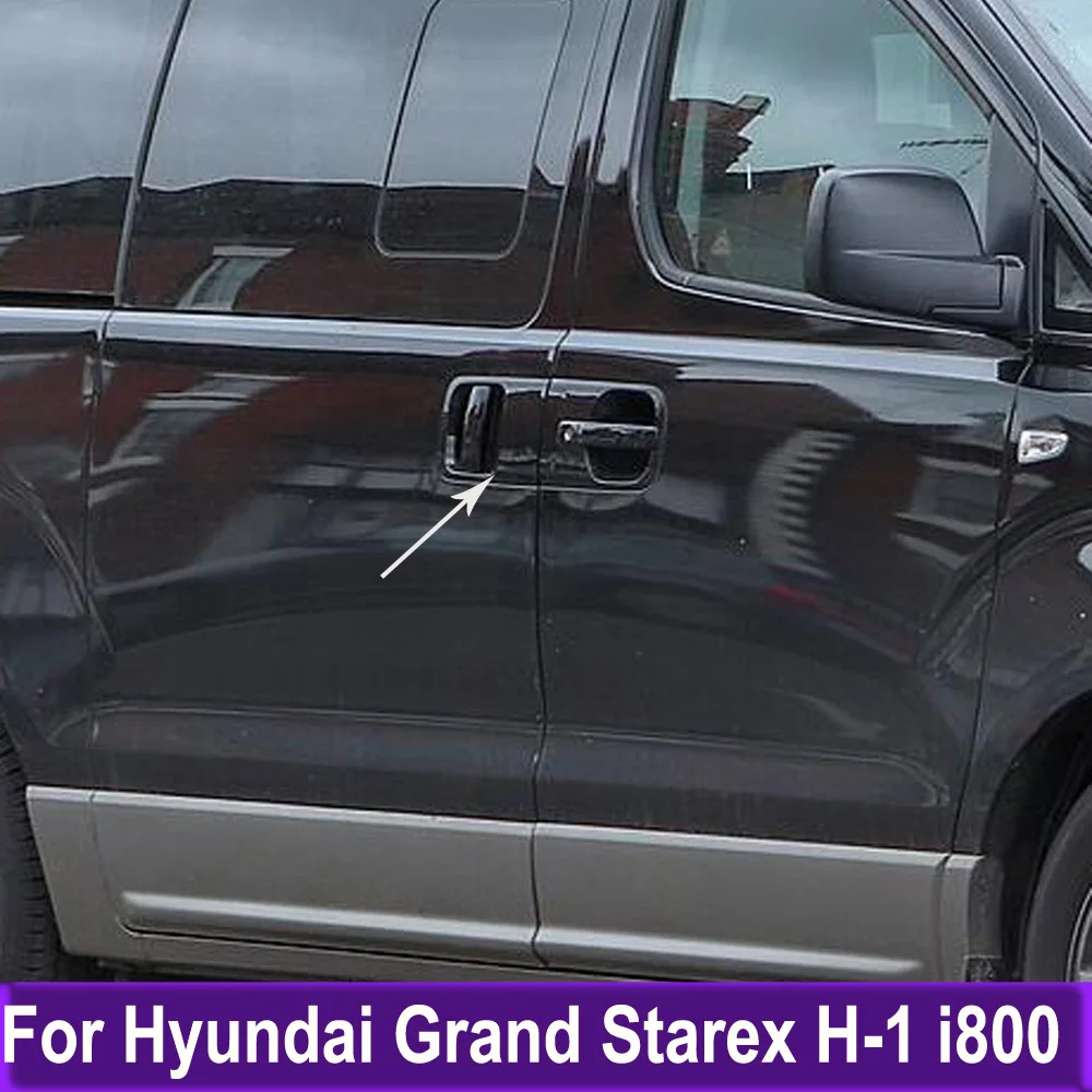 Автомобильные Аксессуары Для Hyundai Grand Starex H-1 i800 2018 2019 2020 Дверная Ручка Крышка чаши Отделка Наклейка Украшение