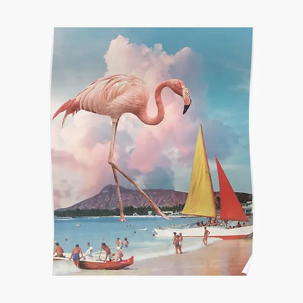 Плакат с изображением детской площадки Flamingo, Настенная роспись, Домашняя печать, Забавная комната, Винтажное украшение стен, Современный декор без рамки