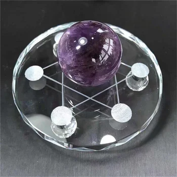 высококачественная семизвездочная матрица хрустальный шар стеклянное основание хрустальный шар кронштейн основание  5