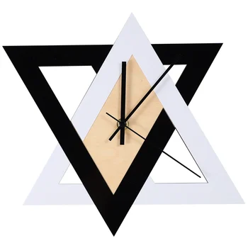 Скандинавская индивидуальность, черно-белые креативные настенные часы, Винтажные немые минималистичные декоративные часы  5