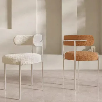Современная Столовая Дизайнерское Скандинавское кресло, туалетный столик, Эргономичный Стол, Роскошное Кожаное кресло, Барные стулья, Мебель для дома Accent Sedie Cucina  5