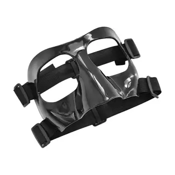 Защитная маска для лица для занятий спортом Удобная Регулируемая Спортивная защита Защита носа Устойчивая к царапинам Защитная маска для носа Противоударная защита для лица  5