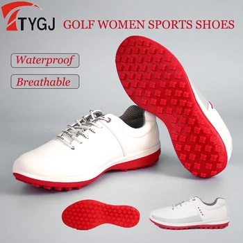 Кроссовки для гольфа TTYGJ, женская водонепроницаемая спортивная обувь для гольфа, женская дышащая спортивная обувь, женские легкие кроссовки для гольфа 35-40  5