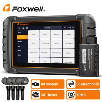 FOXWELL NT809TS TPMS Programmring Bluetooth Двунаправленный OBD2 Диагностические Инструменты Вся Система A/F 30 Сброс OBD Автомобильный Сканер  4