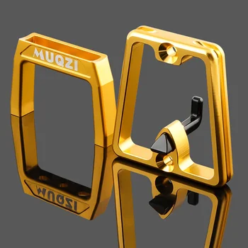 MUQZI для передней несущей сумки Brompton, блок для переноски передней несущей с 3 отверстиями, кронштейн-адаптер для аксессуаров для складных велосипедов, золотой  5