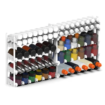 Модельная подставка для нанесения краски, ящик для хранения, Комбинируемая подставка без покрытия для 35-миллиметровой краски  0