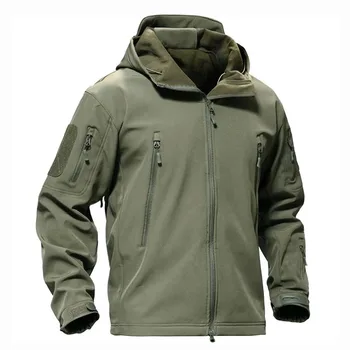 Softshell Sharkskin TAD тактическая куртка мужская уличная камуфляжная одежда для охоты военные походные кемпинговые ветрозащитные пальто с капюшоном  10