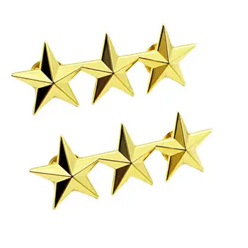 Вторая МИРОВАЯ ВОЙНА, значок с тремя звездами, значок с общим званием, значок-US293  5