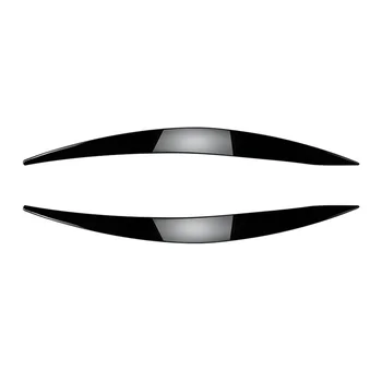 Автомобильная Глянцевая Черная фара, накладка для бровей Ford Focus MK4 2019-2021, Автомобильные Веки, Крышки  5