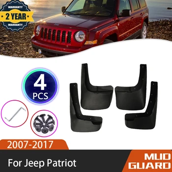Комплект из 4 частей Автомобильного Крыла Для Jeep Patriot 2007 ~ 2017 2008 2009 2010 Крыло Брызговик Автомобильная Накладка Автомобильные Аксессуары  5