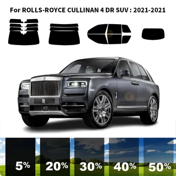 Предварительно Обработанная нанокерамика car UV Window Tint Kit Автомобильная Оконная Пленка Для Внедорожника ROLLS-ROYCE CULLINAN 4 DR 2021-2021  5