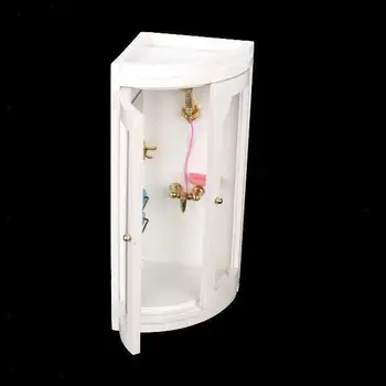 Миниатюрный кукольный домик для ванной комнаты с душем - модель в масштабе 1: 12  4