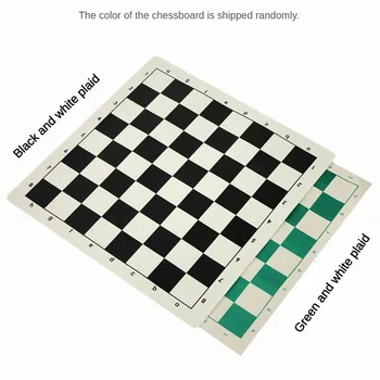 Новая высококачественная 33 см кожаная турнирная обучающая шахматная доска для школьников Детские развивающие игры  5