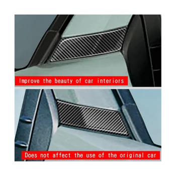 Экстерьер из углеродного волокна Передняя стойка Отделка крышки панели бокового стекла для Toyota SIENTA 10 серии 2022 2023  5