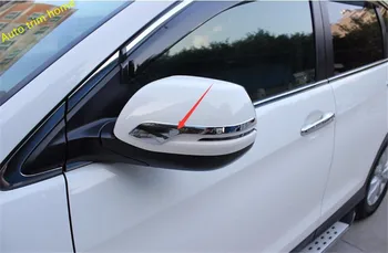Хромированная Накладка Боковых Зеркал заднего Вида Lapetus в Полоску Для Honda CRV CR-V 2013-2016 ABS /Не Подходит Для Модели Северной Америки  5