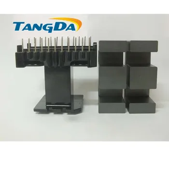 Tangda EE55B сердечник EE Катушечный магнитный сердечник + каркас из ферритов с мягким магнетизмом магнитный сердечник 11 + 11pin SMPS RF трансформаторы.  5