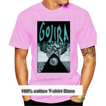Новая Винтажная Рубашка Рок-группы Gojira 2021 Года, Мужская Повседневная Уличная Одежда, Футболка, S-3Xl, Юмористическая Футболка  4