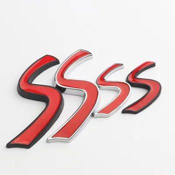 3D ABS Красный Mini Cooper S Буквы Логотипа Эмблема Багажника Автомобиля Значок Наклейка Для Mini Cooper S R56 R50 R53 F56 F55 R60 Аксессуары Для Наклеек  4