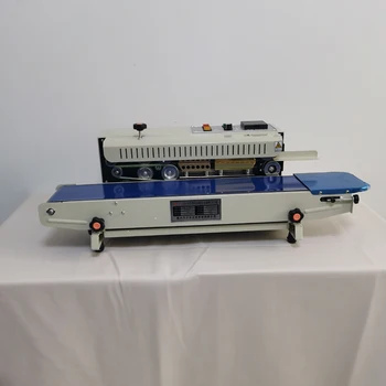 Автоматическая Горизонтальная машина для непрерывного запечатывания пакетов, машина для термосваривания пластиковых пакетов, электрический Упаковщик пакетов  5