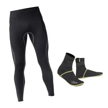Мужские гидрокостюмные брюки и носки из сверхпрочного неопрена для серфинга, штаны для дайвинга, леггинсы для подводного плавания, брюки  5