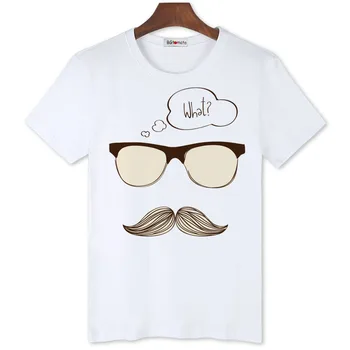 Солнцезащитные очки и борода Забавная футболка для мужчин, Оригинальная летняя рубашка с коротким рукавом, брендовые повседневные топы хорошего качества  10