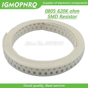 300шт 0805 SMD Резистор 620K Ом Чип-резистор 1/8 Вт 620K Ом 0805-620K  5