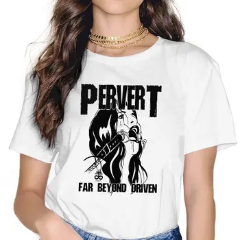 Женская футболка Pervert Far Beyond Driven для БДСМ-девушек Y2k, футболки с графическим рисунком, полиэстеровая женская футболка с круглым вырезом, юмористический подарок  5