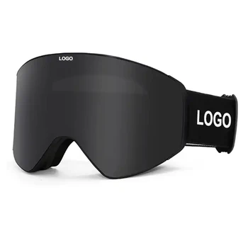 UV400 Защитные Лыжные Очки Sport Snow Board Eyewear OEM Изготовленные На Заказ Противотуманные Лыжные Очки googles Ремешки Магнитные линзы Лыжные Очки Goggle  5