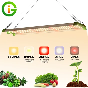85 Вт Светодиодная лампа для выращивания растений Samsung LM281B с полным спектром действия для выращивания растений в закрытой теплице на гидропонике  5