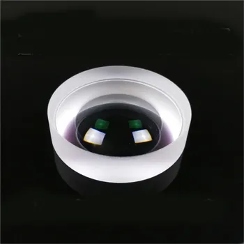 1 шт. стеклянная оптическая тестовая вогнутая линза диаметром 42 мм -фокусным расстоянием 40 мм Стеклянный оптический инструмент с тройной призмой для датчиков  3